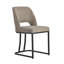 Ensemble de 2 chaises d'appoint rembourrées modernes en similicuir avec cadre en métal pour la cuisine et la salle à manger, ensemble de 2-1949216800