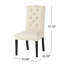 Paire de chaises de salle à manger - Design contemporain pour la décoration intérieure, H 42 po, l 24,5 po, P 21,58 po, moderne et vivant, 42 po x 24,5 po x 21,58 po