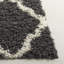 Tapis géométrique gris foncé / ivoire Ines-1186977921