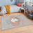 Luxurious Area Rug (2.6 x 4.6 Feet), 100% Polyester, 740 g/m² | Soft Velvet Fabric, Non-Slip Felt Dot Underside, Laminated Sponge for Comfort | Antibacterial, Machine Washable at 30°C | Elegant Home Décor-2023596865
