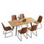 Ensemble de salle à manger extensible 7 pièces Devault-132433359-132433363