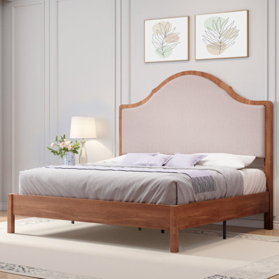 Farmhouse Solid Wood Bed Frame