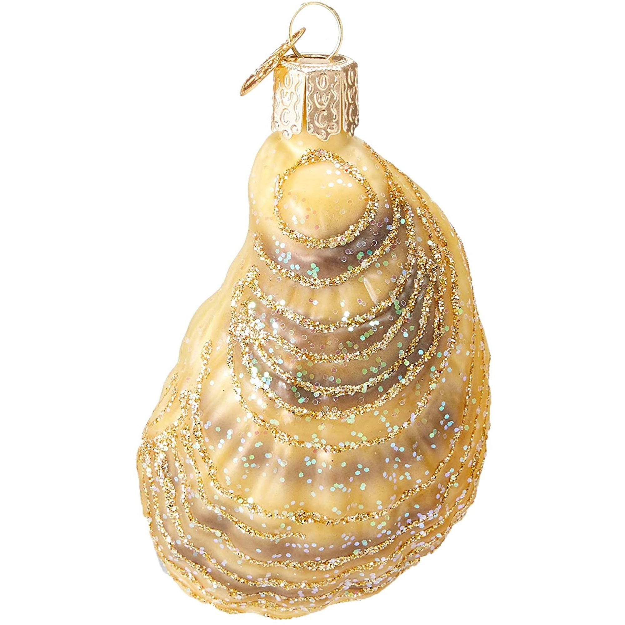 Old World Christmas Oyster with Pearl Hanging Figurine Ornament ...