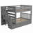 Girlie Full Over Full Bunk Bed with Shelves and Storage Drawers-56082183