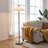 62'' Bronzed Traditional Floor Lamp