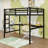 Loft Bed With Desk, USB, And LED Light-2032393323