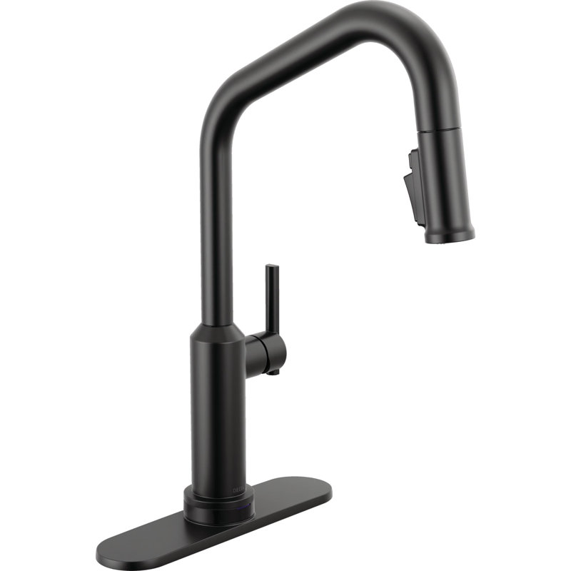 Touch2O Technology Kitchen Faucet with Touchless Technology, Matte Black