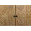 Armoire d'appoint 59 po avec 4 portes, armoire de rangement en bois naturel 59 po