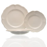 Red Vanilla Classic White 18 Piece Dinnerware Set, Service for 6