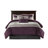 7 PC Pieced Comforter Set Purple