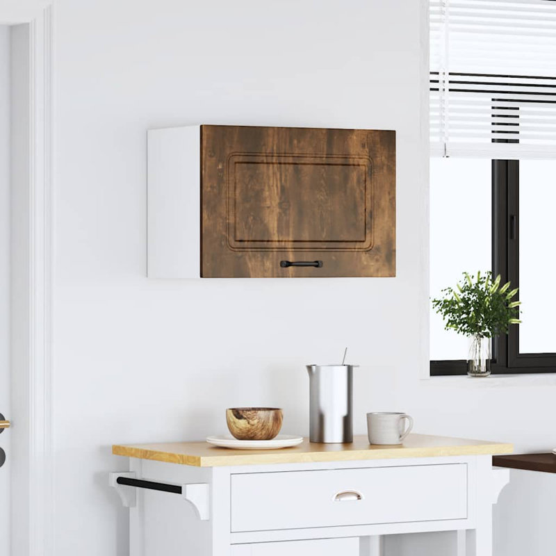 Kitchen Wall Cabinet Kalmar Engineered Wood, Smoked Oak