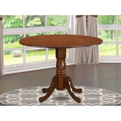 Philipston Extendable Round Solid Wood Dining Table