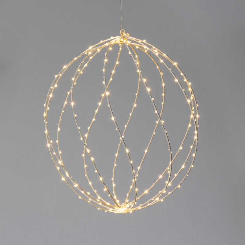 Sphère scintillante, blanc, grand, Blanc