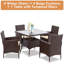 Ensemble repas 5 pièces avec coussins Adrista-1028338