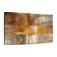Abstrait argent et ambre, reproduction sur toile-92519744