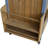 54.33" Farmhouse Rolling Outdoor Kitchen Cart, Solid Wood Frame with Stainless Steel Top, Spice Rack, Towel Rack, Lockable Wheels & Multi-Functional Storage for Patio, Backyard BBQ & Kitchen-194947467
