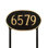Oval Lawn Insert Plaque