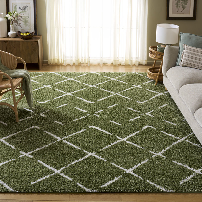 Tapis d'intérieur à poils longs Arizona, Rectangulaire 8 pi x 10 pi