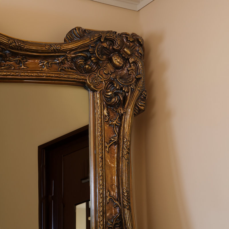 Tuscany Classics Rectangle Wood Floor Mirror | Wayfair