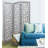 Gelman 50'' W x 67'' H 3 - Panel Solid Wood Folding Room Divider