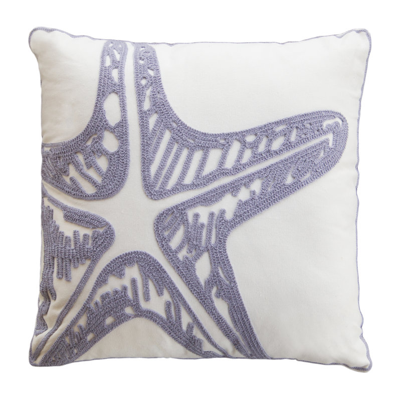 Lavender Starfish pillow, Lavender