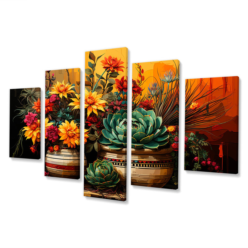 Boho, poterie florale mexicaine