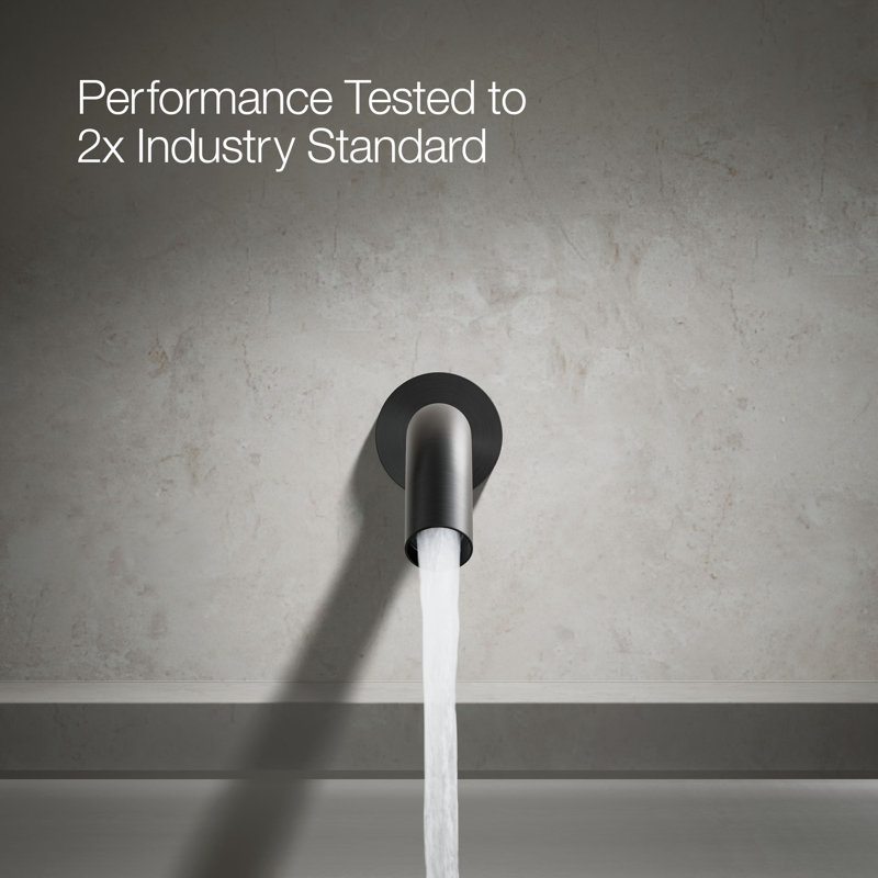 Components Wall-Mount Bath Spout, Brushed Graphite