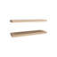 Tablette flottante Dallas, salon, pin clair-136091311
