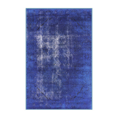 Tapis bleu foncé Rogofsky