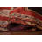 Geometric Red Traditional Rug 4x8