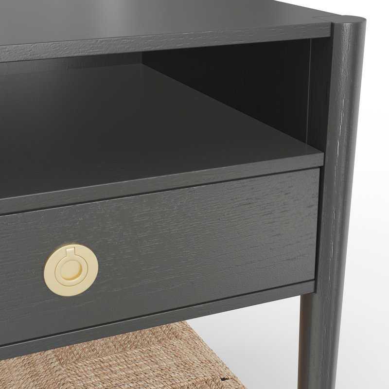 Table de chevet Madeline, Noir