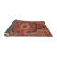 Tapis beige/noir/rouge traditionnel Donohoo-647789647