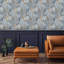 Papier peint bleu Allure Foliage-2035169421
