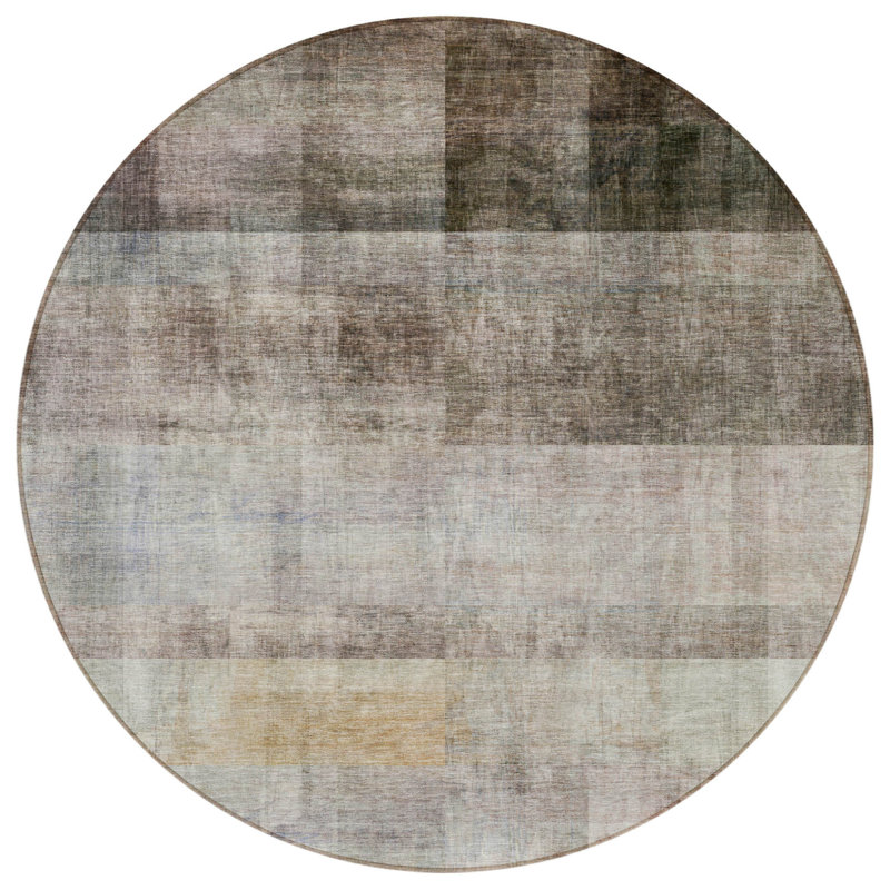 Tapis d'intérieur rond 8 pi