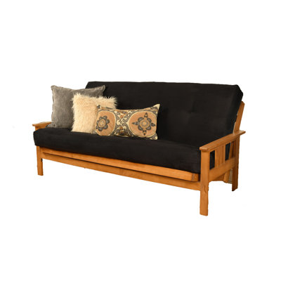 Johnte Full-Size Futon Frame and Full-Size Innerspring Mattress by Winston Porter