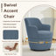 Fauteuil demi-tonneau pivotant avec rangement 360 °-426294277