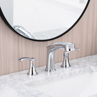 2 Bathroom Sink Fixture - With Enhanced Durability Steel Lavatory Faucet Assembly 2 Handles, Provides A Reliable Water Supply