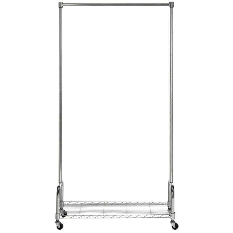 Ples 35.4'' Metal Rolling Clothing Rack