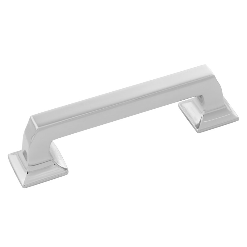 Studio II Bar Pull, 3 3/4", Polished Nickel