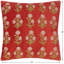 Housse de coussin carré en velours brodé et insert par Arshs Fine Rugs