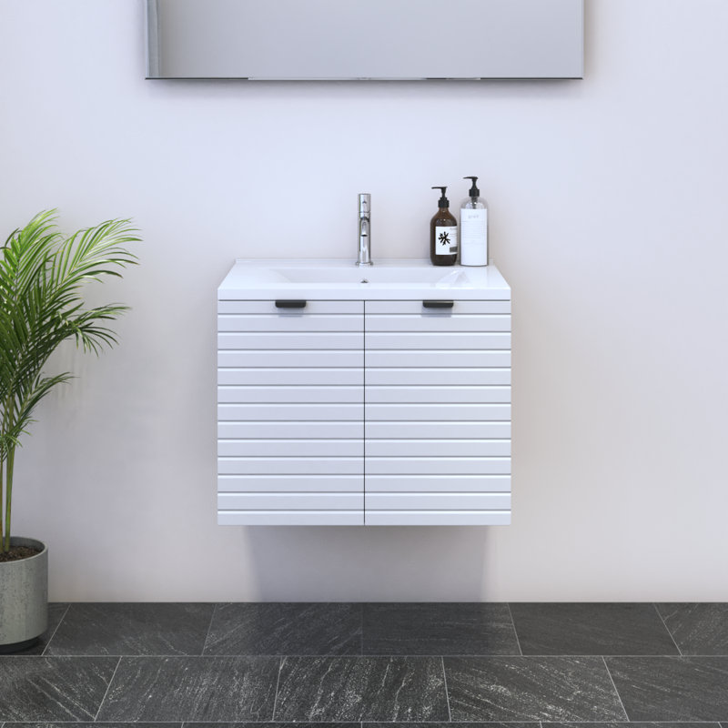 Meuble-lavabo flottant 60 po 23,6 po Capri