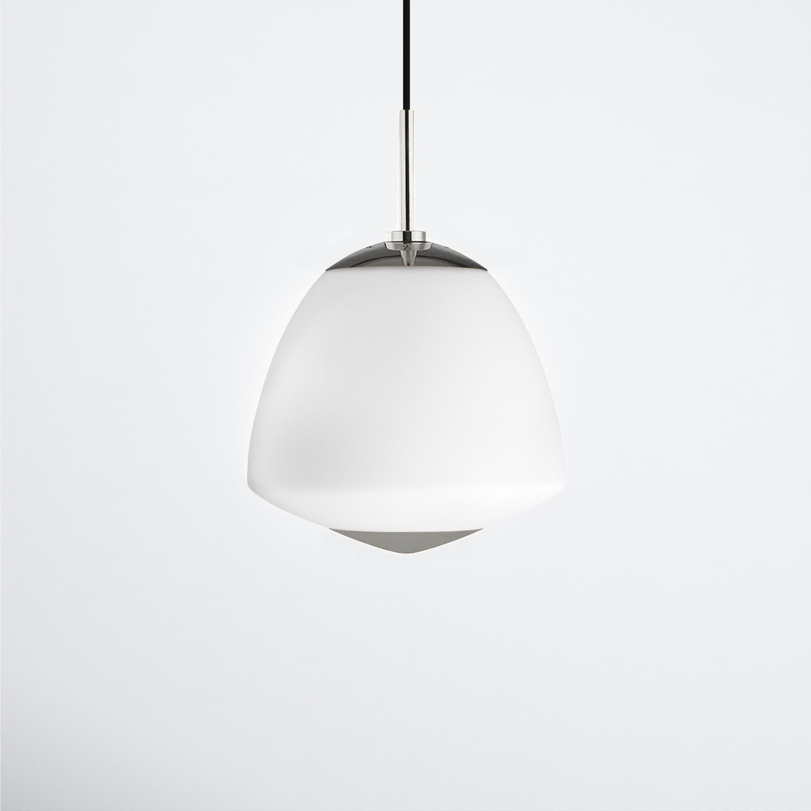 Darby Single Light Glass Dimmable Pendant, 13.75" H x 10" W x 10" D, Old Bronze
