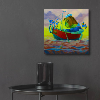 «Red Solid» de Valery Vecu Quitard par Red Barrel Studio®, art mural en verre acrylique, ACR-39949