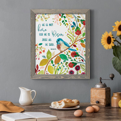 " He Is Risen " Painting Print