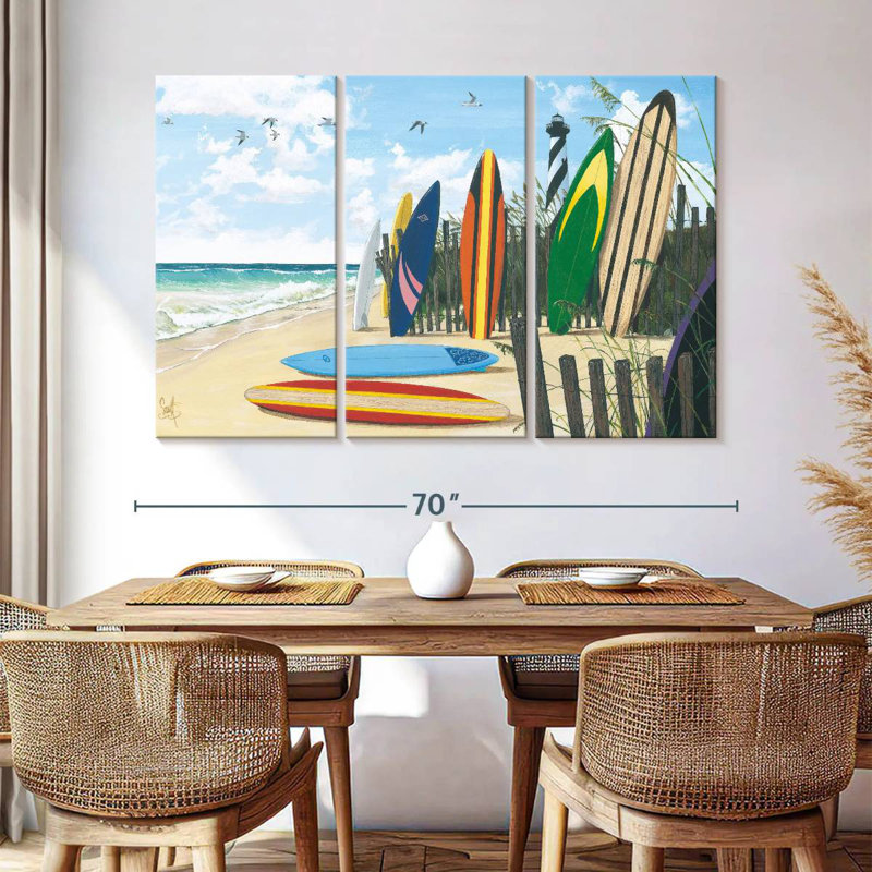 Senne Surf Boards, 42" H x 65" W