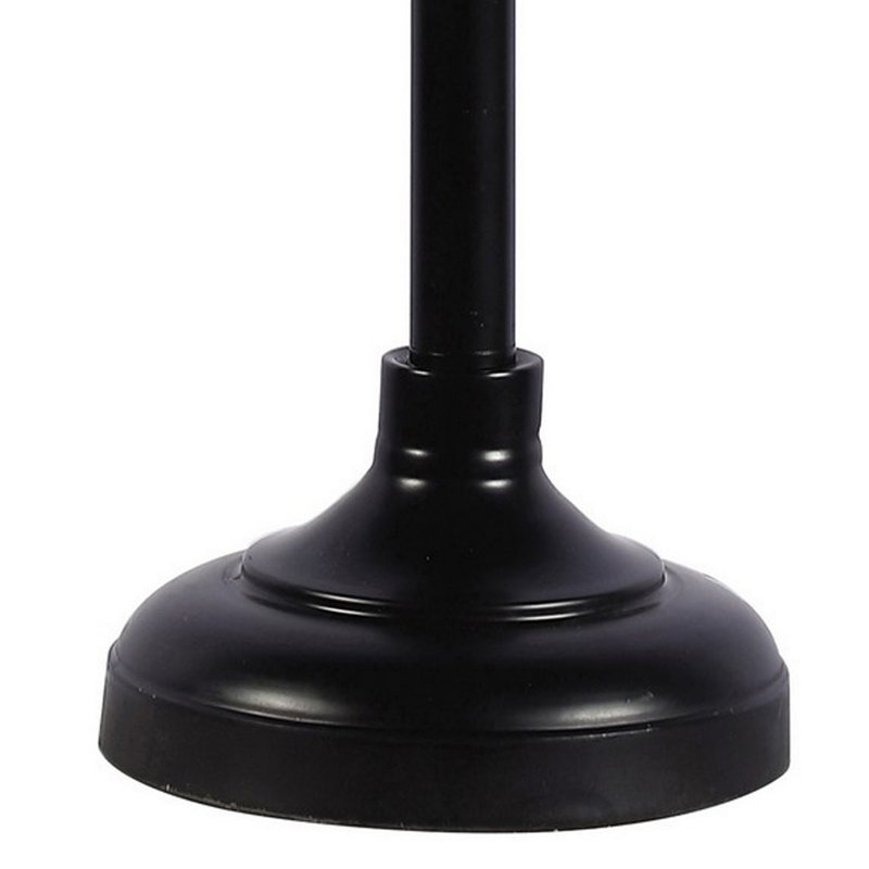 Lampe de table noire 25,5 ", Non