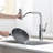 Single Handle Kitchen Faucet with Accessories-93486580