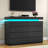 8 Drawer Dresser For Bedroom With Charging Station, LED Light-1982824903