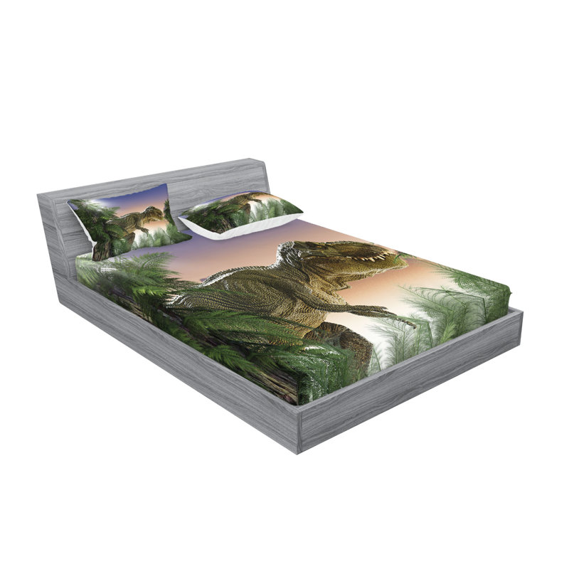 Drap-housse et coussin décoratif Ambesonne, Ensemble de draps pour très grand lit californien