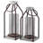 17'' H Metal Tabletop Lantern